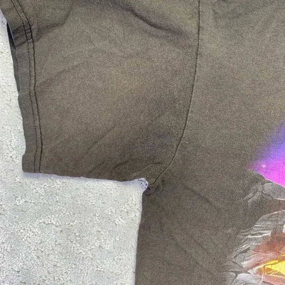 Vintage  Mount Rushmore T Shirt Size Medium Black Faded Graphic Tee Souvenir Y2k - Picture 3 of 12